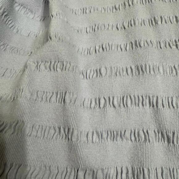 Anthropologie Lilac Textured Tiered Open-Back Sleeveless Mini Short Dress Size S - Picture 6 of 8